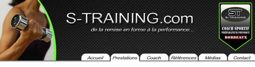 prestations et menu de s-training.com